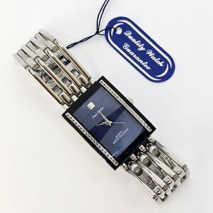 Paul Jardin 26MM Women's Watch Blue Dial Gray Bracelet Band 8" Wrist New Battery